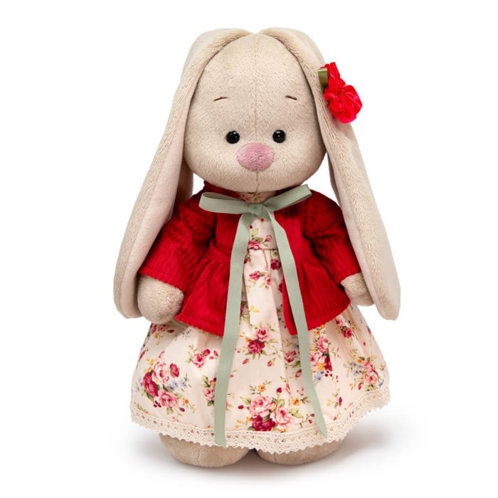 Мягкая игрушка &laquo;Зайка Ми в платье и вельветовом жакете малый&raquo;, 25 см