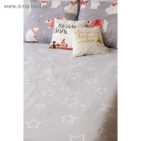 Покрывало Этель Grey star, 150*215 см, 100% хлопок Покрывало Этель Grey star, 150*215 см, 100% хлопок