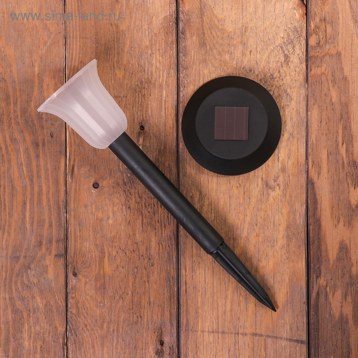 Кронштейн для кашпо, кованый, с фонарём, 50 см, металл, чёрный, «Узор» Кронштейн для кашпо, кованый, с фонарём, 50 см, металл, чёрный, «Узор»