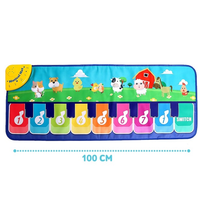 Музыкальный коврик «Весёлая ферма», 100 см Музыкальный коврик «Весёлая ферма», 100 см