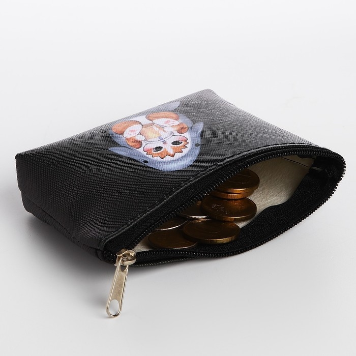 Кошелек детский, цвет микс Кошелек детский, цвет микс "Кот-акула", 11*7 см микс