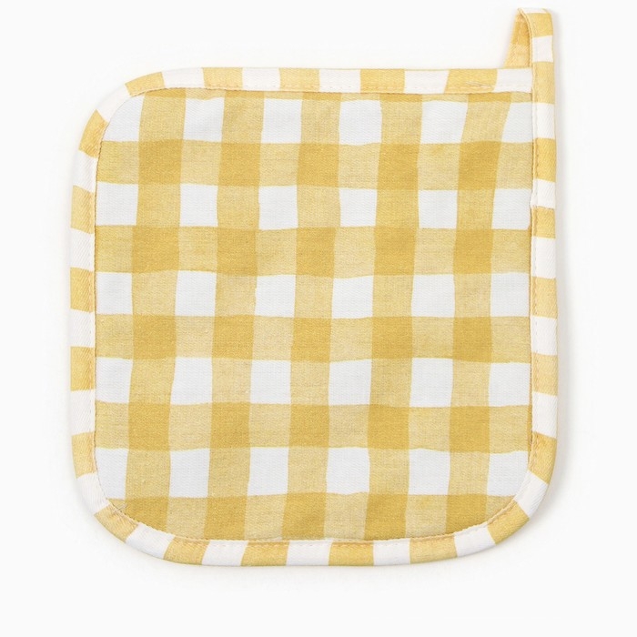 Прихватка Этель Sunbeam 19х19 см, 100% хл, саржа 178 г/м2