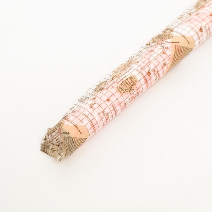 Бумага силиконизированная &laquo;Розы пудровые&raquo;, для выпечки, 0,38 х 5 м