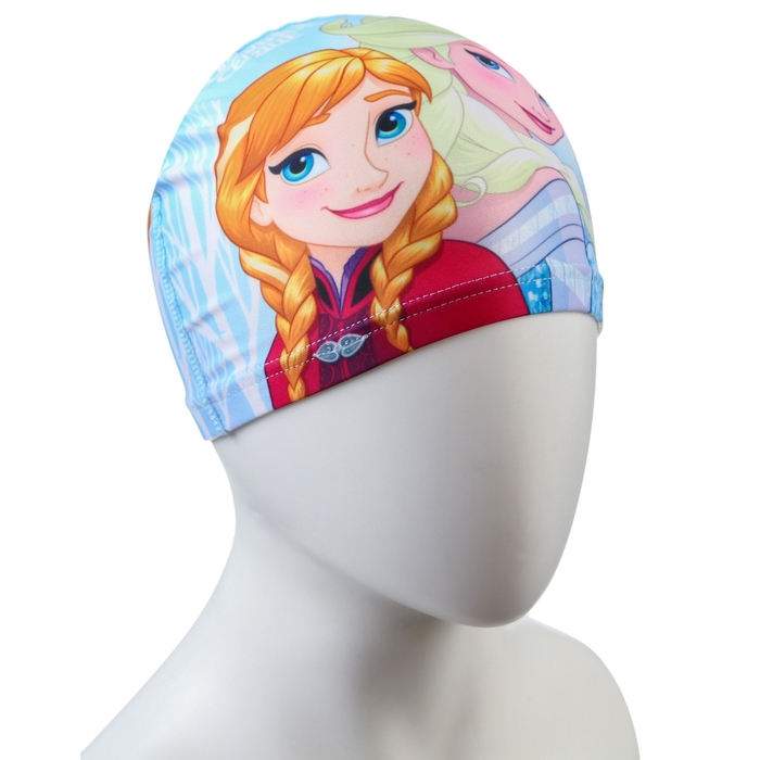 Шапочка для плавания &laquo;Холодное сердце&raquo;, обхват головы 46-50 см.