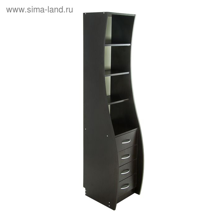 Стойка стола компьютерного, 400х455х1790, Венге темный