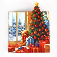 Коробка подарочная новогодняя складная &laquo;Сказочного Нового года&raquo;, 15 х 15 х 8 см, Новый год