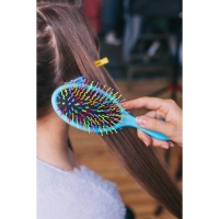 Расчёска массажная, 7 &times; 22 см, цвет МИКС