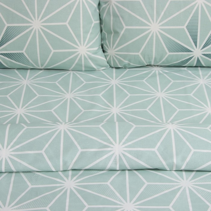 Постельное бельё LoveLife дуэт Постельное бельё LoveLife дуэт "Геометрия" 153х215см-2шт, 240х220см, 50х70см-2шт, 100% хл, бязь, 125г/м2