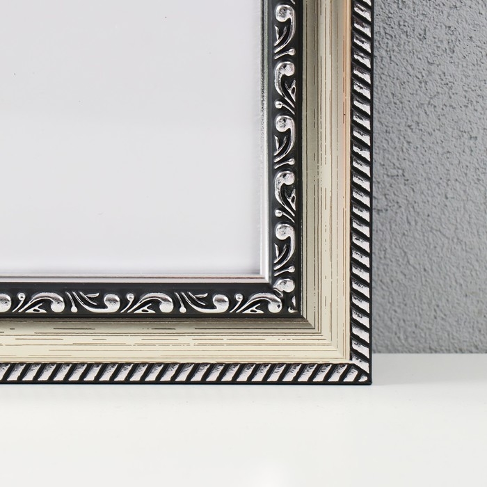 Фоторамка пластик "Gallery" 40х40 см серебро (пластиковый экран)