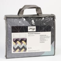 Покрывало LoveLife 1,5 сп "Геометрия" 150*210&plusmn;5см, микрофайбер, 100% п/э