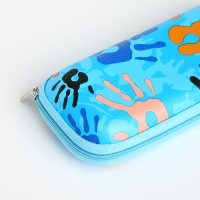 Футляр для очков на молнии, длина 16,5 см, цвет голубой Футляр для очков на молнии, длина 16,5 см, цвет голубой