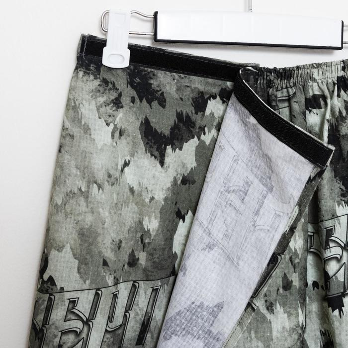 Полотенце для бани &laquo;Герой&raquo; мужской килт 80х145 см, 100 % хл, вафельное полотно