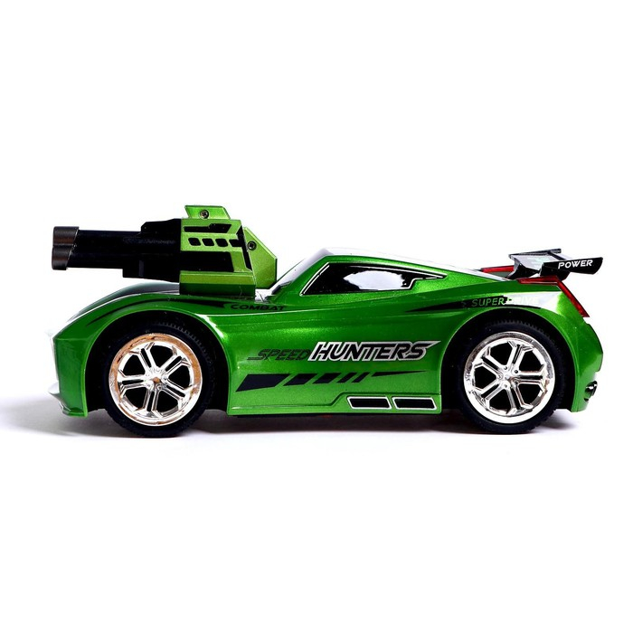Машина радиоуправляемая &laquo;Турбо Дрифт&raquo;, голосовое управление, стреляет ракетами, цвет зеленый