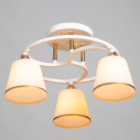 Люстра "Роуз" 3х40Вт Е27 Белый, золото 42х42х23см Люстра "Роуз" 3х40Вт Е27 Белый, золото 42х42х23см