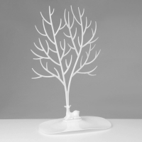 Подставка для украшений &laquo;Олень&raquo;, 25&times;15&times;41 см, прямоугольное основание, цвет белый