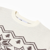 Новый год. Джемпер вязаный KAFTAN Scandinavia размер 52, серый Новый год. Джемпер вязаный KAFTAN Scandinavia размер 52, серый