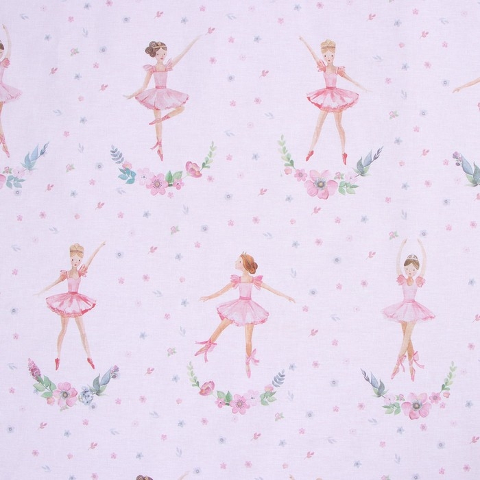 Постельное бельё Этель 1,5 сп Little ballerine, 143х215 см, 150х214 см, 50х70 см -1 шт, 100% хл, бязь Постельное бельё Этель 1,5 сп Little ballerine, 143х215 см, 150х214 см, 50х70 см -1 шт, 100% хл, бязь