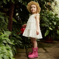 Платье для девочки MINAKU, цвет белый, рост 98 см Платье для девочки MINAKU, цвет белый, рост 98 см