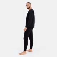 Термобельё мужское НАЧЁС (лонгслив/брюки), цвет чёрный, размер 50 Термобельё мужское НАЧЁС (лонгслив/брюки), цвет чёрный, размер 50