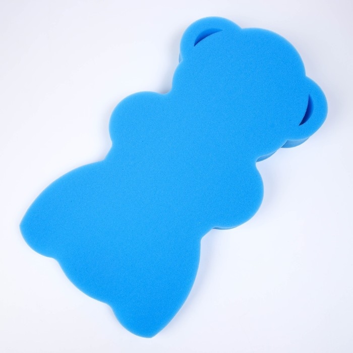 Подкладка для купания макси «Мишка», цвет синий, 55х30х6см Подкладка для купания макси «Мишка», цвет синий, 55х30х6см