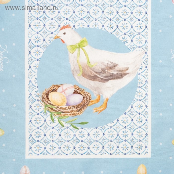 Дорожка на стол &laquo;Пасхальные радости&raquo; 40х146 см, 100% хл, саржа 190 гр/м2