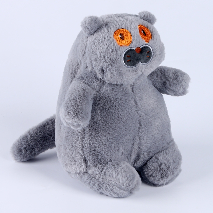 Мягкая игрушка «Котик», 23 см, цвет серый Мягкая игрушка «Котик», 23 см, цвет серый
