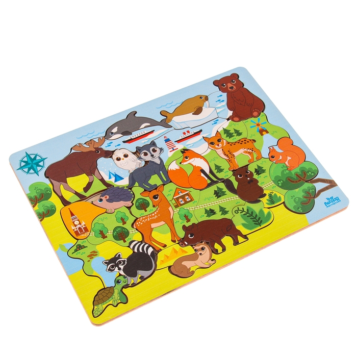 Головоломка &laquo;Животные Евразии&raquo;