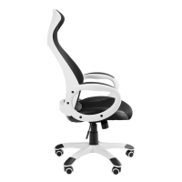 Эргономичное кресло руководителя  YS - 717, белое