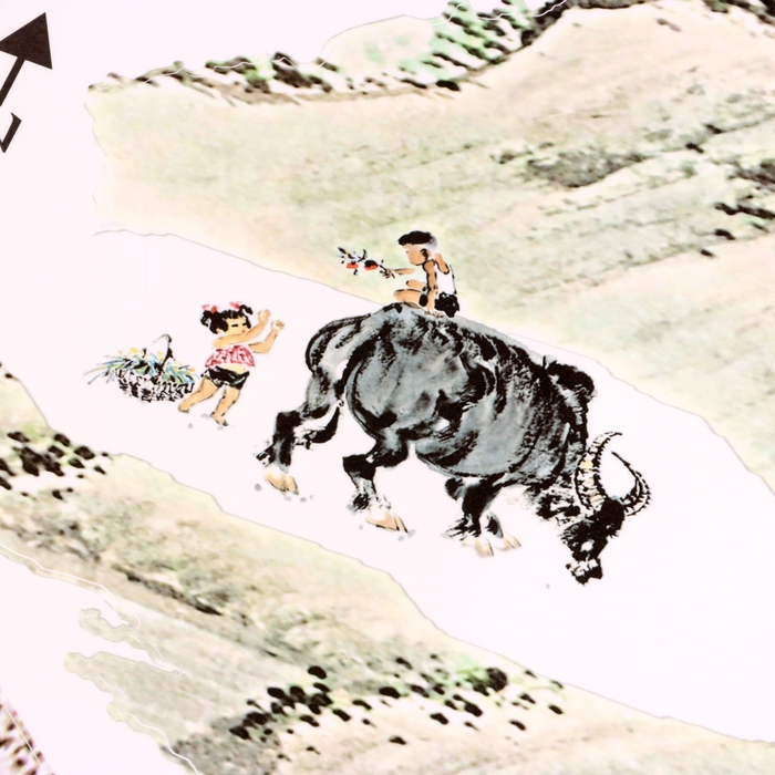 Наклейка 3Д интерьерная Горы Тянь-Шань 190*140см Наклейка 3Д интерьерная Горы Тянь-Шань 190*140см