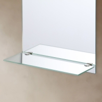 Зеркало, настенное, с полкой, 30&times;40 см