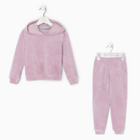 Костюм детский (толстовка, брюки) KAFTAN "Basic line" размер 34 (122-128см), лиловый Костюм детский (толстовка, брюки) KAFTAN "Basic line" размер 34 (122-128см), лиловый