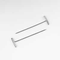 Булавки портновские, Т-образные, 38 мм, 50 шт, цвет серебряный