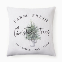 Наволочка декоративная "Этель" Christmas trees 40х40&plusmn;4 см, 100% хлопок