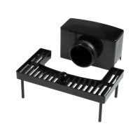 Трап TIM BAD468002BK, 70 х 800 мм, гидро+сухая защита от запаха, черный матовый Трап TIM BAD468002BK, 70 х 800 мм, гидро+сухая защита от запаха, черный матовый