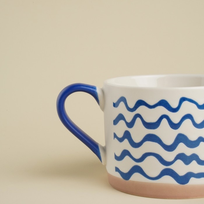 Кружка фарфоровая SL Home «Сканди», 450 мл, цвет белый Кружка фарфоровая SL Home «Сканди», 450 мл, цвет белый