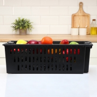 Ящик овощной, 60&times;40&times;20 см, цвет МИКС