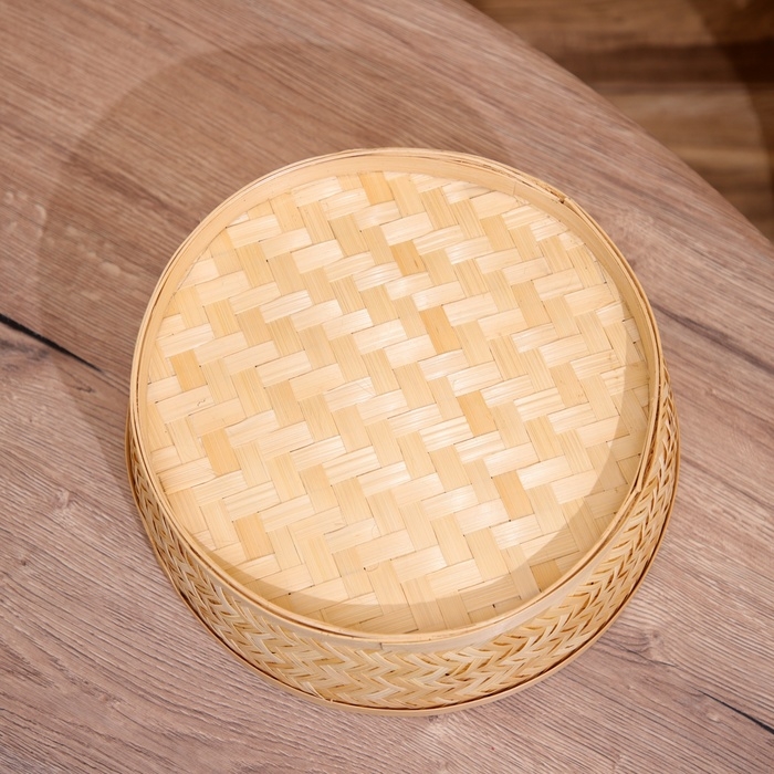Корзинка плетёная, из бамбука 28х23х10 см