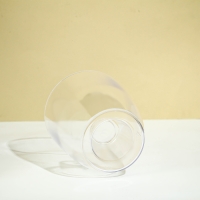 Горшок для орхидей, 2 л, 14,8 &times; 16,2 см, круглый, пластик, прозрачный