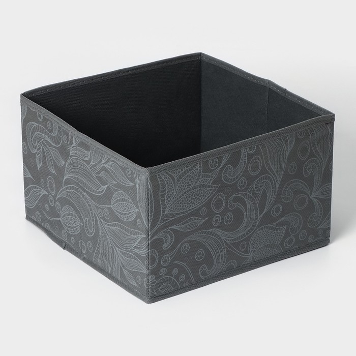 Короб стеллажный для хранения Доляна &laquo;Нея&raquo;, 29&times;29&times;18 см, цвет серый