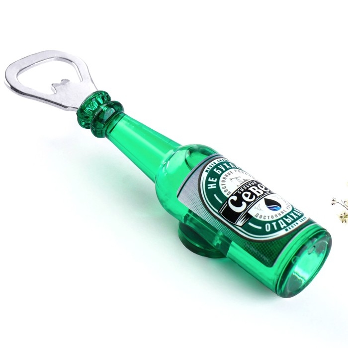 Магнит-открывашка &laquo;Север&raquo;, 2 в 1, 4,3 х 14 х 4,3