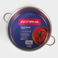 Кастрюля из нержавеющей стали &laquo;Грейт&raquo;, 9 л, индукция