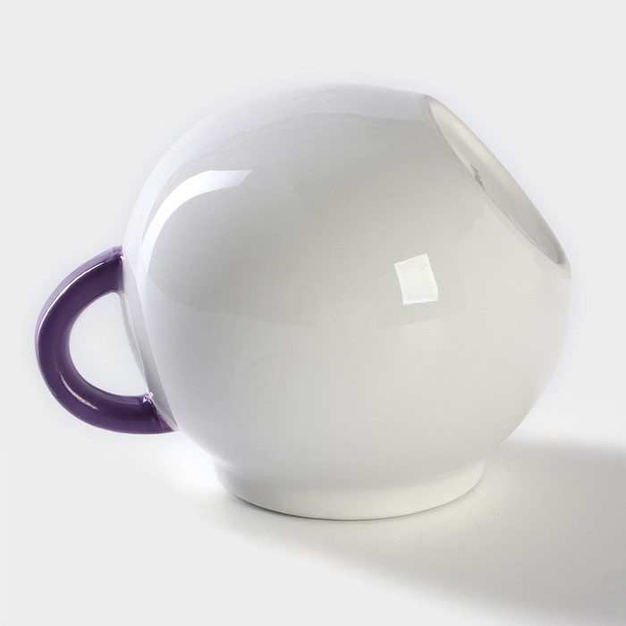 Сахарница с ложкой Доляна &laquo;Лаванда&raquo;, 200 мл, 9&times;9 см