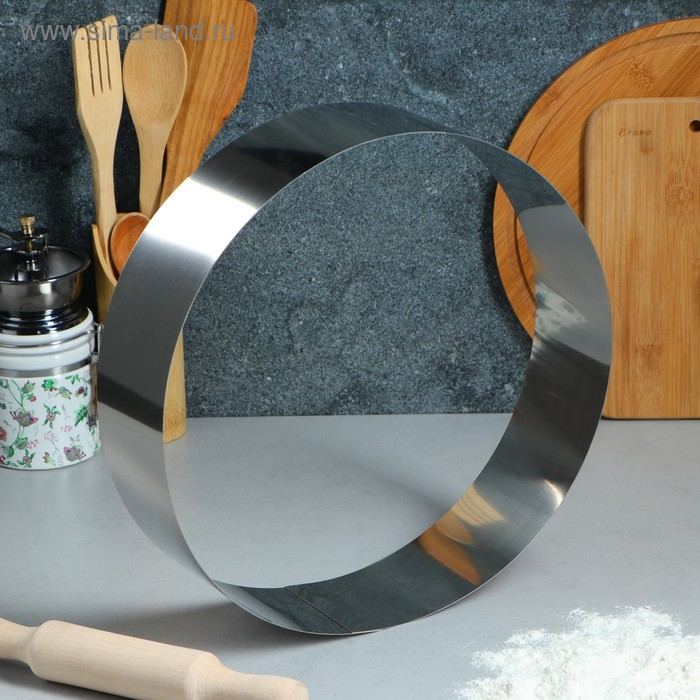 Форма для выпечки и выкладки &laquo;Круг&raquo;, h-8,5, d-30 см