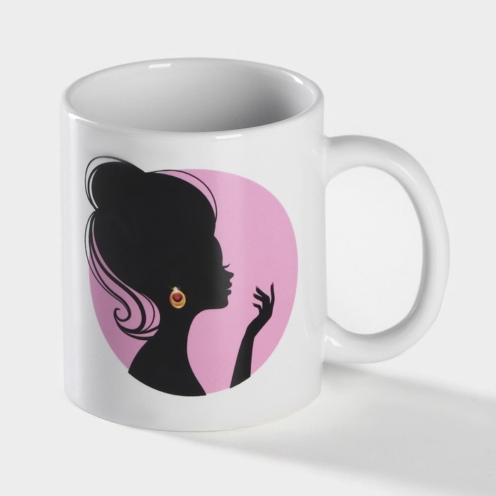 Кружка - хамелеон керамическая Доляна «Много забот», 350 мл, цвет белый Кружка - хамелеон керамическая Доляна «Много забот», 350 мл, цвет белый