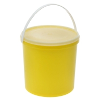 Ведро с герметичной крышкой, 5 л, цвет МИКС