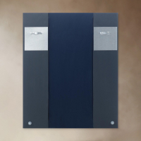 Зеркало, настенное, с полкой, 37&times;45 см