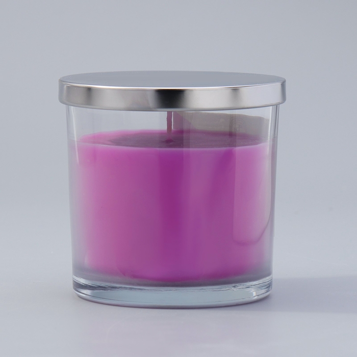 Свеча ГИГАНТ ароматическая в стакане Свеча ГИГАНТ ароматическая в стакане "Чёрная вишня", соевый воск, 10х10 см