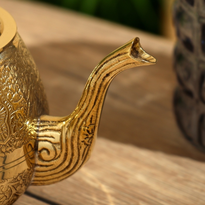 Чайник 25х12х18 см, латунь Чайник 25х12х18 см, латунь