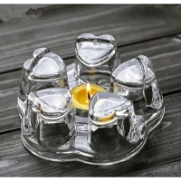 Подставка стеклянная для подогрева &laquo;Хрусталик&raquo;, d=11 см