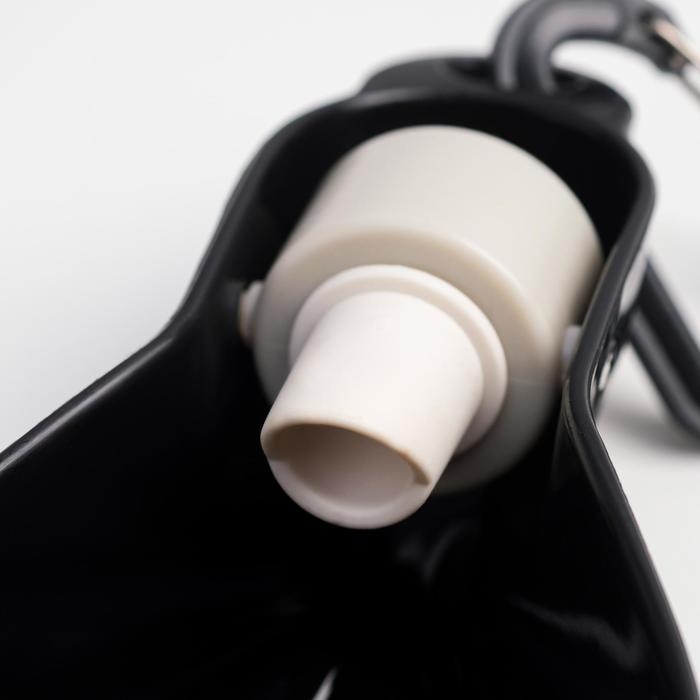 Поилка прогулочная фигурная, 300 мл, с мягким носиком, чёрная Поилка прогулочная фигурная, 300 мл, с мягким носиком, чёрная